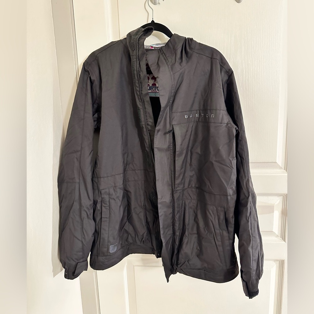 Burton snowboarding ski jacket black small